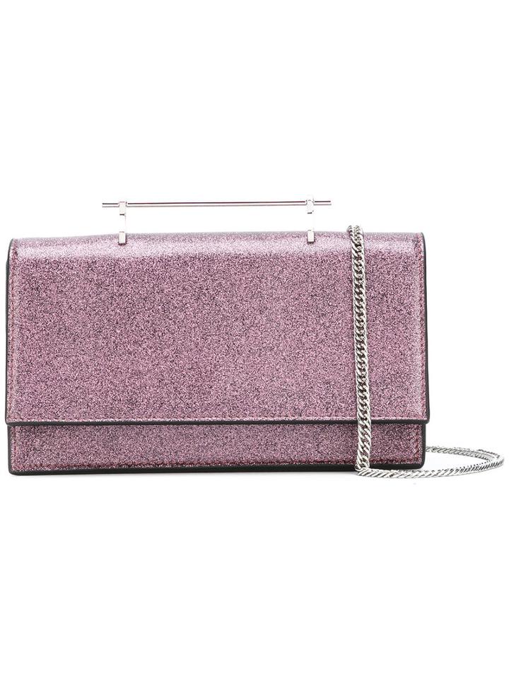 M2malletier - Alexia Glitter Bag - Women - Calf Leather/lurex - One Size, Pink/purple, Calf Leather/lurex