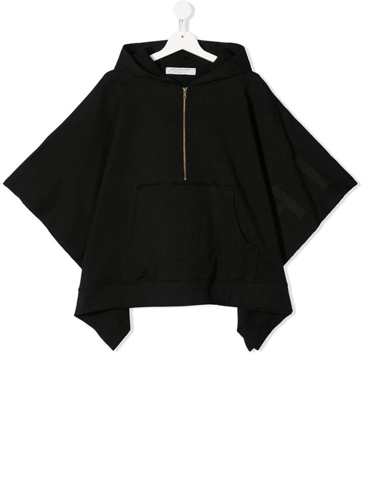 Philosophy Di Lorenzo Serafini Kids Wide Fit Zipped Hoodie - Black