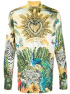 Dolce & Gabbana Superhero King Print Shirt - Green