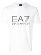 Ea7 Emporio Armani Front Logo Printed T-shirt - White