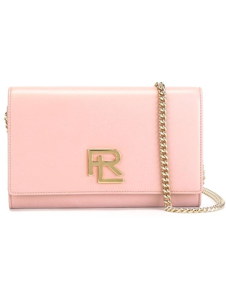 Ralph Lauren Logo Plaque Clutch