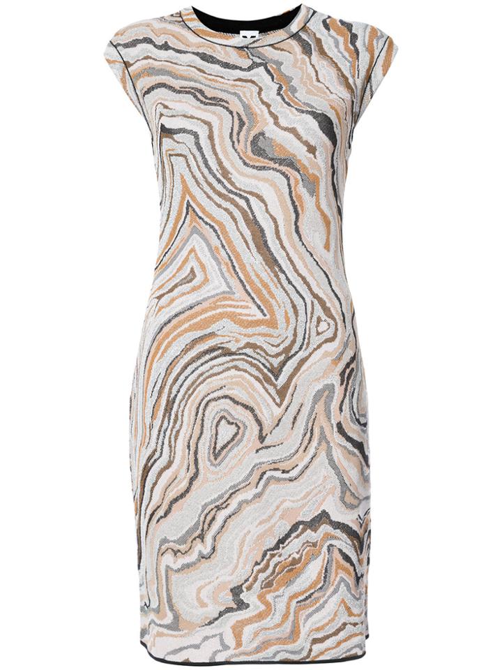 M Missoni Graphic Tank Dress - Brown