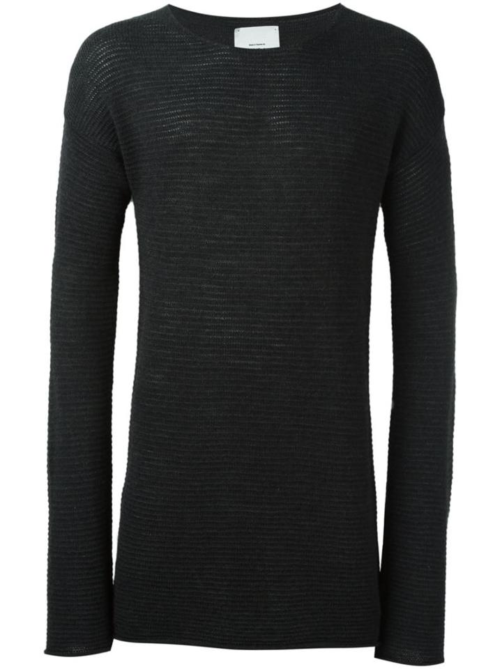 Lost & Found Rooms Crew Neck Jumper, Men's, Size: Small, Grey, Acrylic/merino