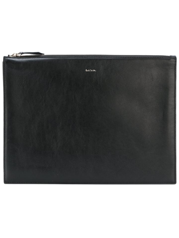 Paul Smith - Classic Clutch - Men - Calf Leather - One Size, Black, Calf Leather