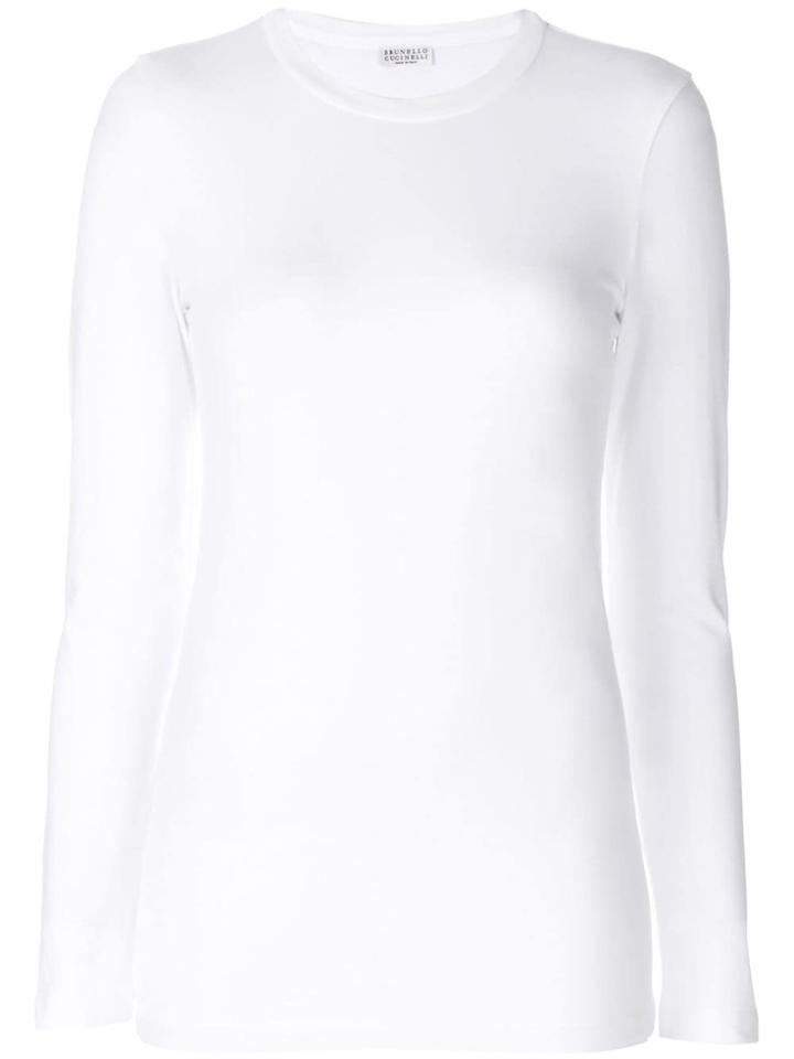 Brunello Cucinelli Crew Neck Jumper - White