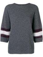 Lorena Antoniazzi Contrasting Band Sweater - Unavailable