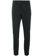 Cambio Side Stripe Cigarette Trousers - Black