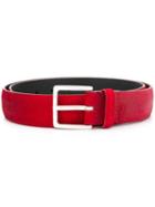 Orciani Faded Effect Belt - Red
