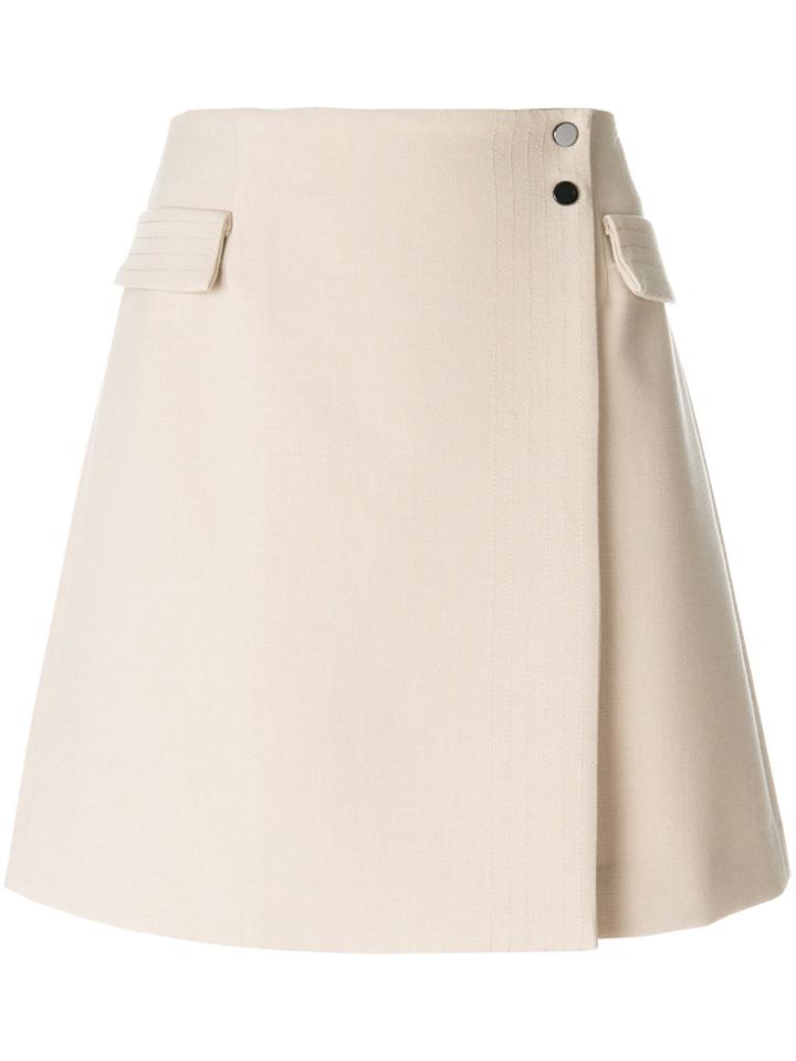 Armani Jeans A-line Wrap Skirt - Nude & Neutrals