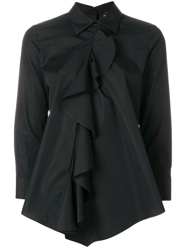 Dsquared2 Ruffle Front Shirt - Black