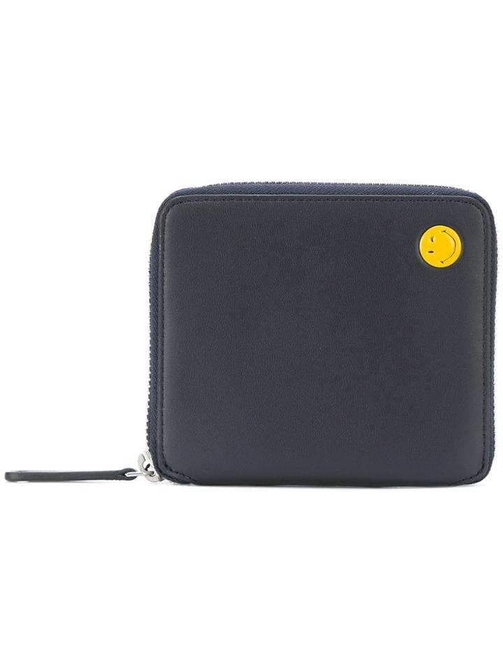 Anya Hindmarch Wink Zip Around Wallet - Blue