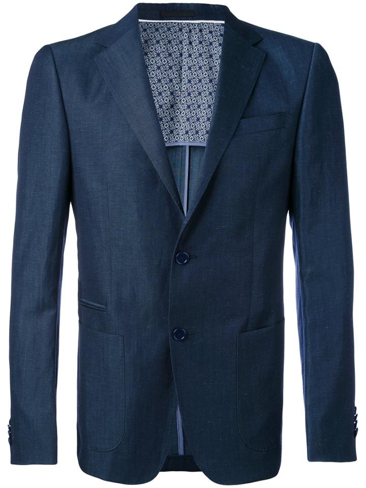 Z Zegna - Two Piece Formal Suit - Men - Cotton/linen/flax/cupro/wool - 48, Blue, Cotton/linen/flax/cupro/wool
