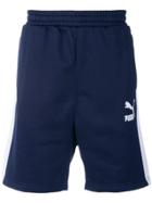 Puma Embroidered Logo Shorts - Blue