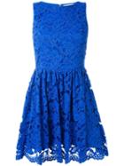 Alice+olivia Lace Mini Dress, Women's, Size: 2, Blue, Polyester/spandex/elastane/nylon/viscose