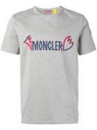 Moncler Logo Print T-shirt - Grey