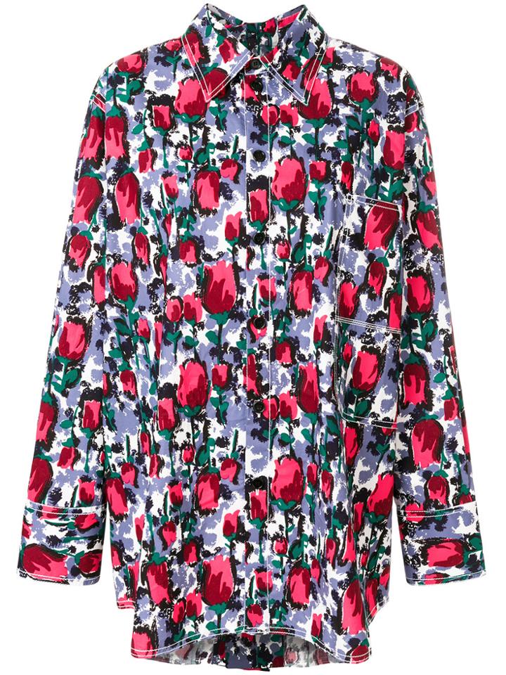 Marni Floral Print Shirt - Multicolour