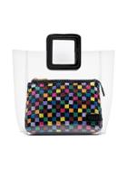 Staud Multicoloured Shirley Pvc Tote Bag - Black