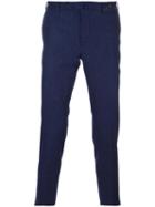 Pt01 Slim-fit Trousers, Men's, Size: 48, Blue, Spandex/elastane/virgin Wool