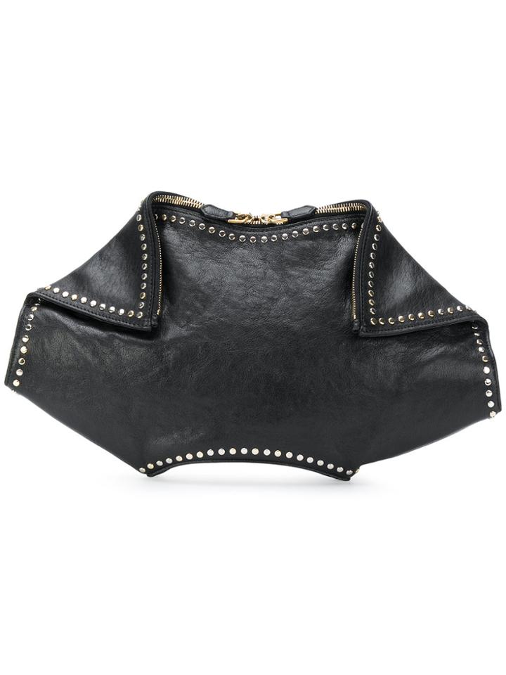 Alexander Mcqueen Vintage Alexander Mcqueen Demanta Black Clutch Bag