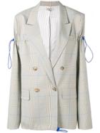 Nina Ricci Clair Check Blazer - Neutrals