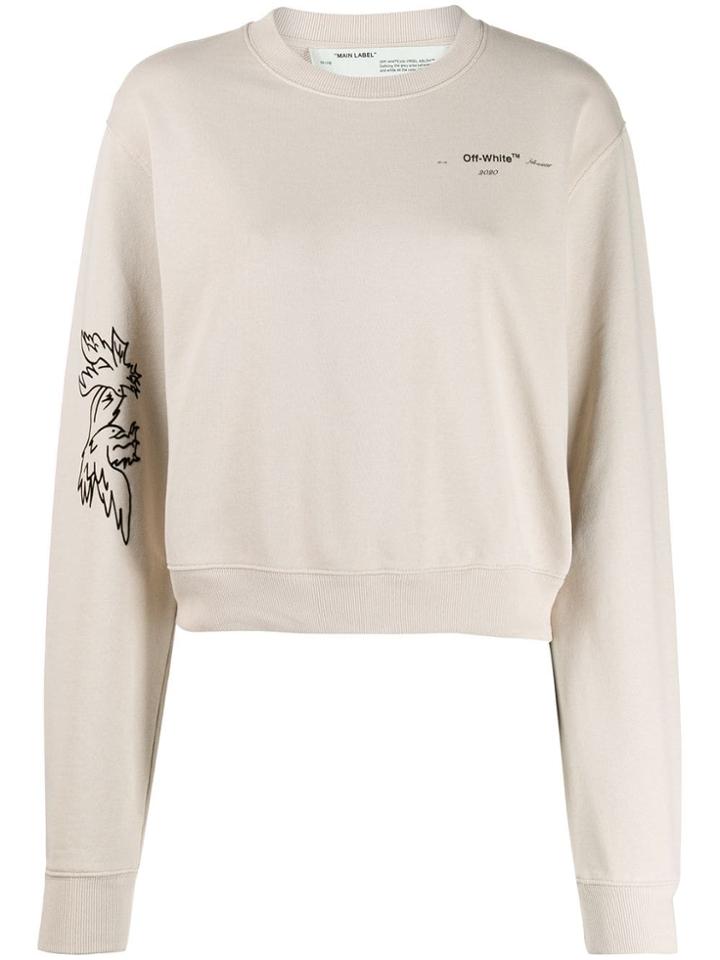 Off-white Animals Portrait Sweatshirt - Neutrals