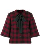 Red Valentino Houndstooth Boxy Jacket