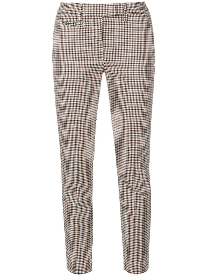 Dondup Cropped Fitted Trousers - Brown