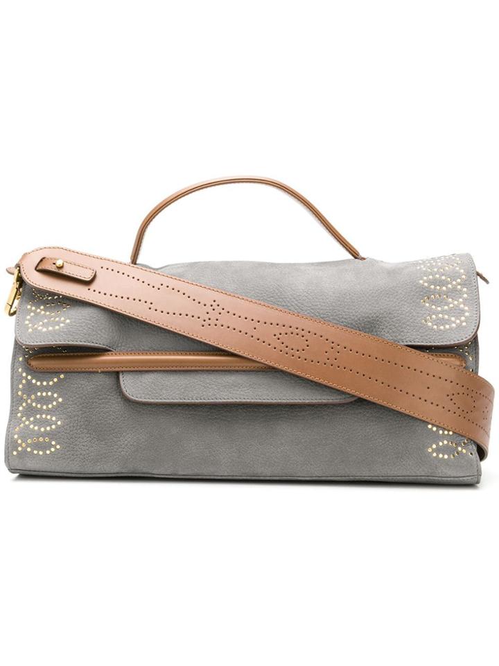 Zanellato Studded Nina Tote - Grey