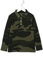 Hydrogen Kids Camouflage Polo Shirt, Boy's, Size: 6 Yrs, Green