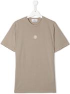 Stone Island Junior Logo Short-sleeve T-shirt - Grey