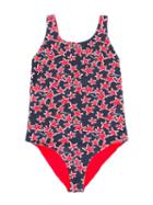 Armani Junior Starfish Swimsuit, Girl's, Size: 16 Yrs, Blue