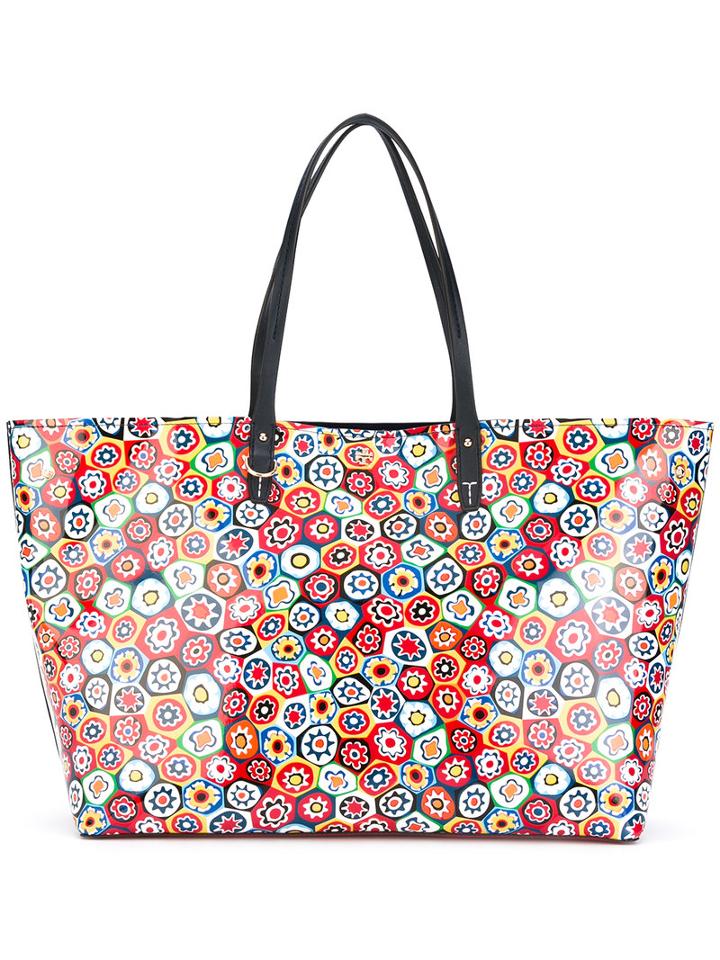 Tory Burch - Floral Print Tote - Women - Pvc - One Size, Women's, Pvc