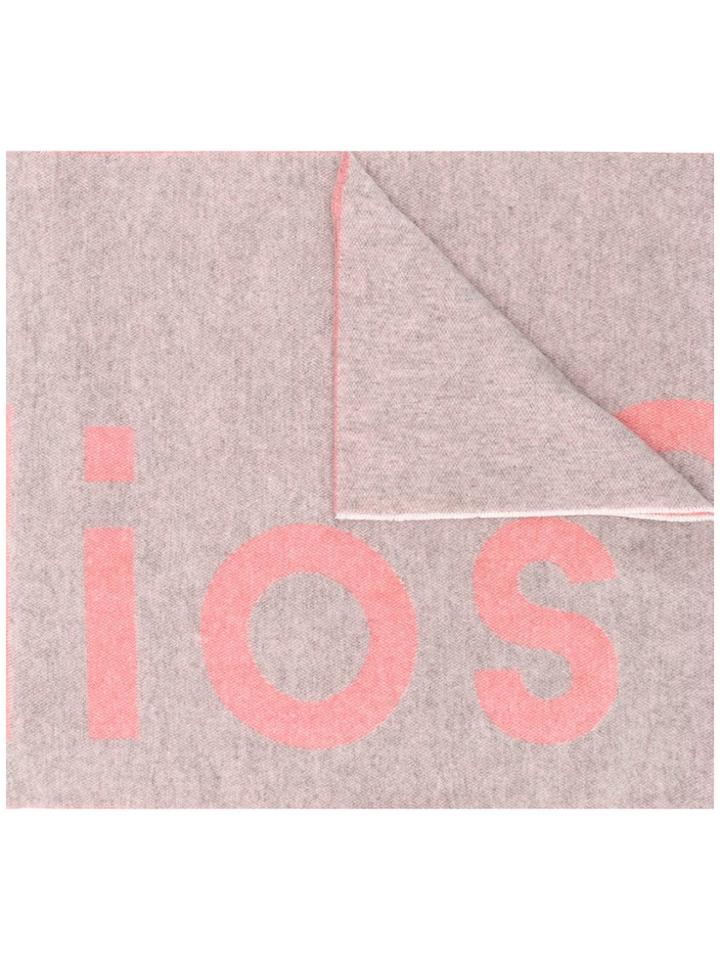 Acne Studios Toronty Logo Scarf - Grey