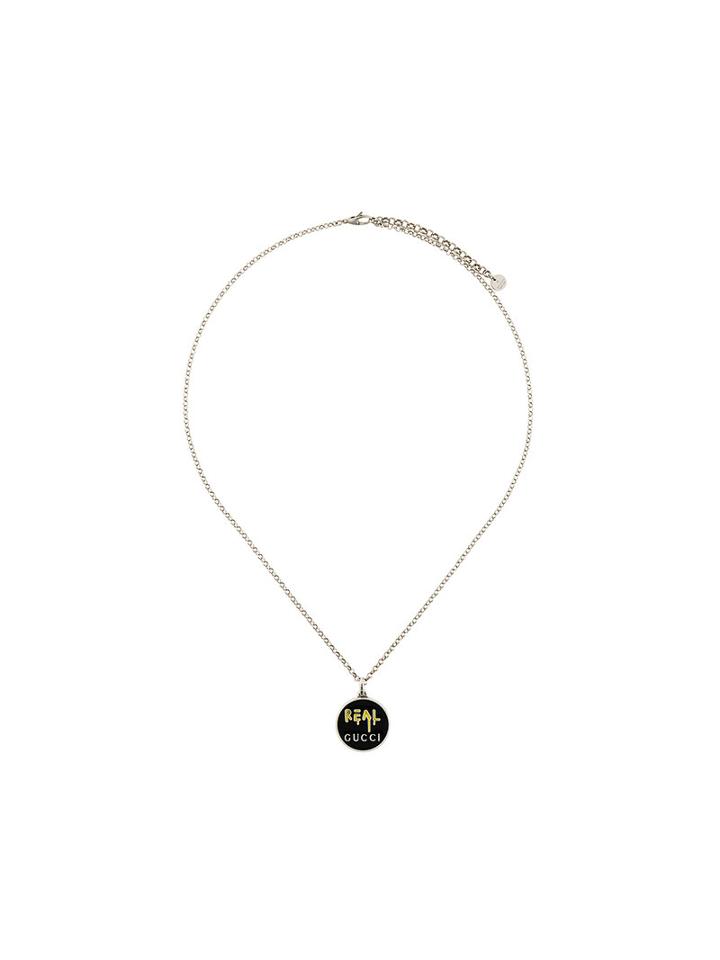Gucci Guccighost Necklace, Metallic