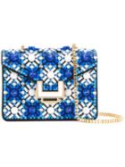 Mayrafedane Mini Nicole Shoulder Bag, Women's, Blue, Calf Leather