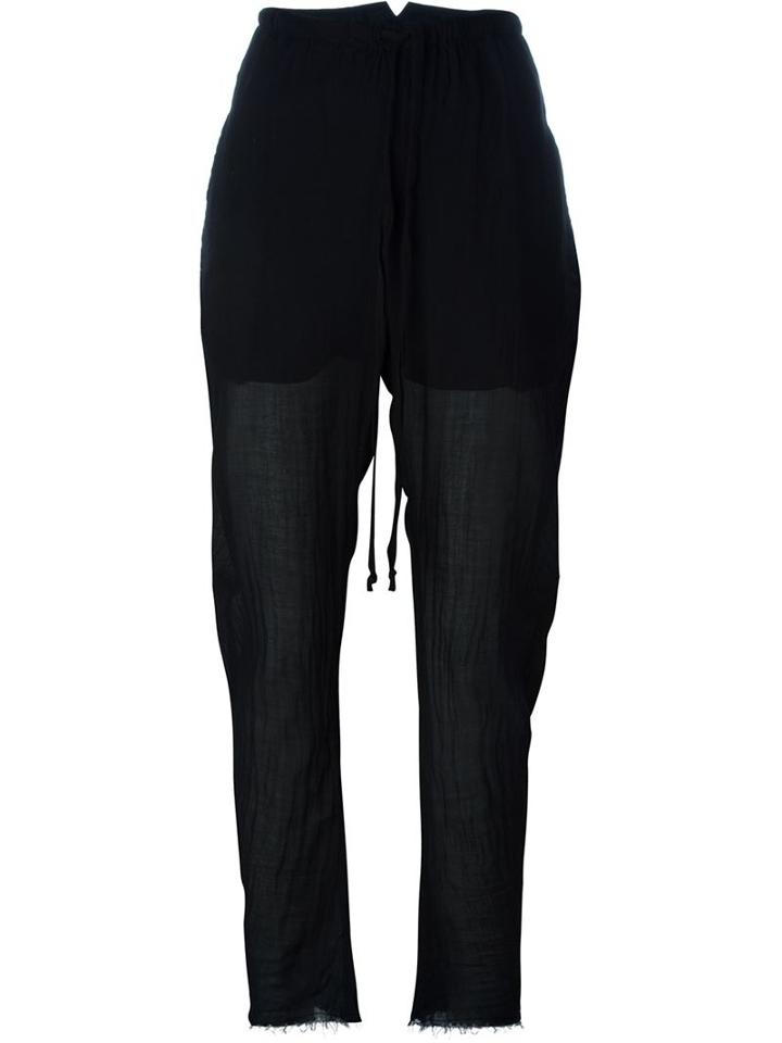 Lost And Found Rooms Tapered Sheer Trousers