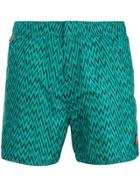 Missoni Printed Swim Shorts - Blue
