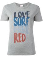Red Valentino Love Surf T-shirt, Women's, Size: Medium, Grey, Cotton
