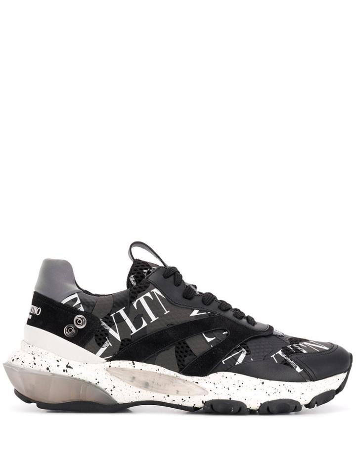 Valentino Vltn Sneakers - Black