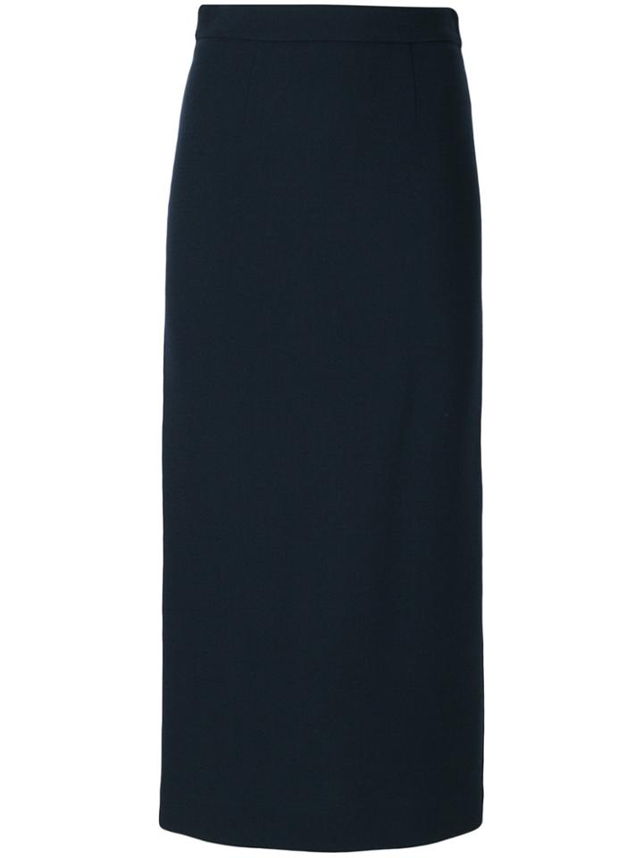 P.a.r.o.s.h. Straight Midi Skirt - Blue