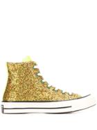 Converse X Jw Anderson Glitter Chuck 70 Sneakers - Gold