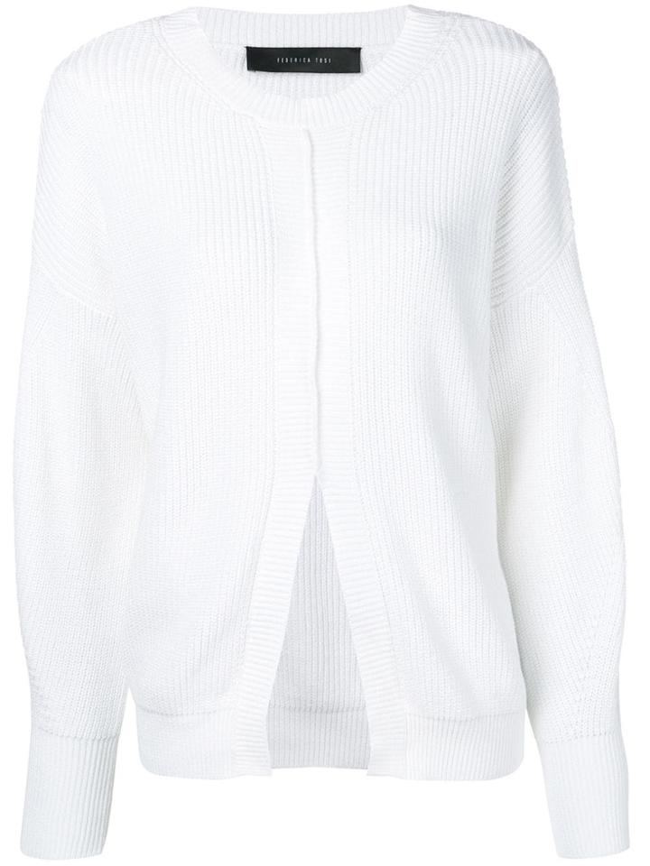 Federica Tosi Puff Sleeve Jumper - White