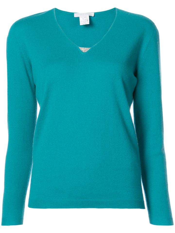 Fabiana Filippi V-neck Sweater - Green
