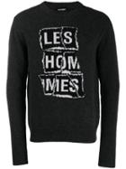Les Hommes Logo Print Sweatshirt - Grey