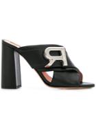 Rochas Slip-on Mules - Black