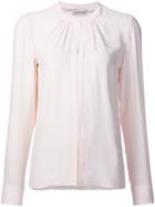 Altuzarra Gathered Front Blouse, Women's, Size: 40, Nude/neutrals, Silk