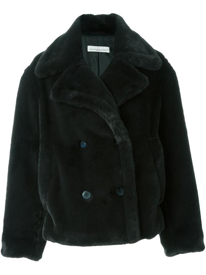 Golden Goose Deluxe Brand 'kate' Faux Fur Coat, Women's, Size: Xs, Grey, Polyester/acetate/viscose/polyester