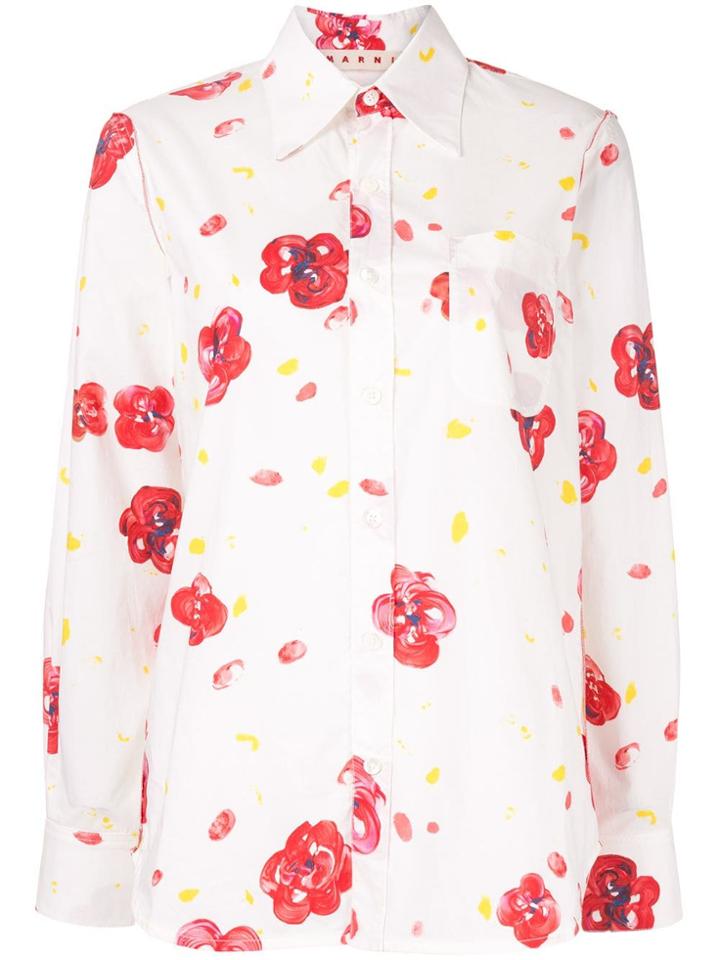 Marni Brushstroke Print Shirt - Neutrals