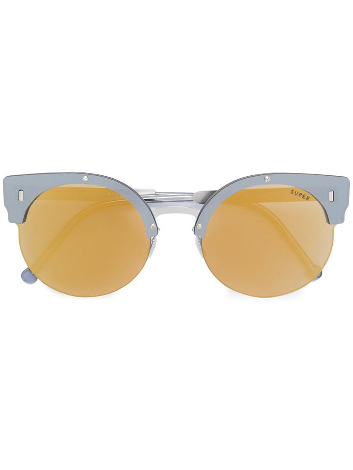 Retrosuperfuture Era Round Sunglasses - Grey
