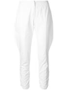 Giorgio Armani Vintage Baggy Detail Cropped Trousers - White